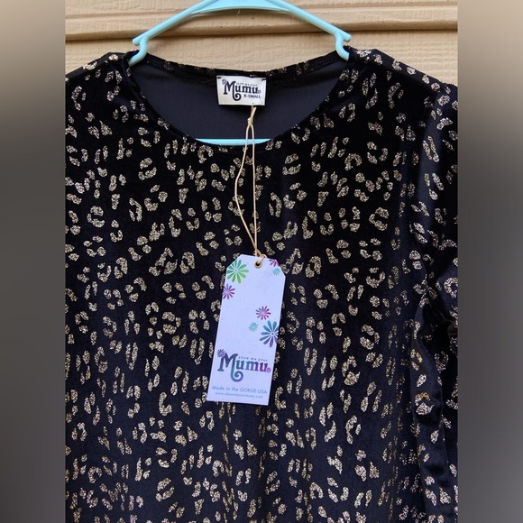 NWT- Show Me Your Mumu Toby Velvet Glitter Cheetah Mini Dress - Picture 7 of 10